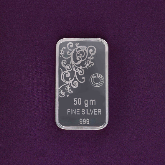 999 Silver Bar - 50g