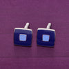 Blue Majesty Silver Cufflinks