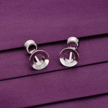  MEN’S CIRCULAR SILVER CUFFLINKS