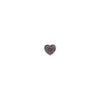 Oxidized Heart Silver Nose Pin