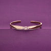 Enchanting Elegance Rose Gold Bow Bangle Bracelet