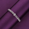 Sparkling Treasure Zircon Silver Bangle Bracelet