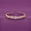 Sparkling Treasure Zircon Silver Bangle Bracelet