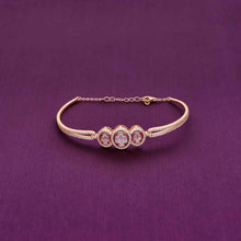  Tranquil Triplets Rose Gold Bangle Bracelet