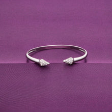  Sterling Classic Curvy Silver Bangle Bracelet