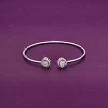  Dazzling Dots Silver Bangle Bracelet
