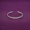 Stringed Splendour Silver Bangle Bracelet