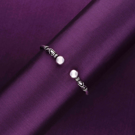 Charmed Elegance Silver Bangle Bracelet