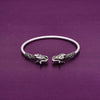 Authentic Elephants Oxidized Silver Bangle Bracelet