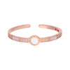 Royal Stack Band Rose Gold Bangle Bracelet