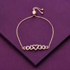 The Heart Link Silver Chain Bracelet