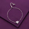 The Sweetheart Silver Chain Bracelet