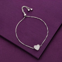  The Sweetheart Silver Chain Bracelet
