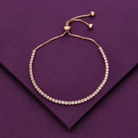 Solitaire Classic Round Tennis Bracelet - Ace Up Your Game