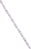 Splendid Shapes Crystals Silver bracelet