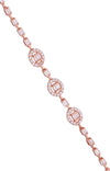 Trinity Diamante Silver Tennis Bracelet