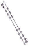 Blooming Beauty Children Silver Anklet