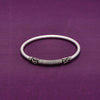 Slithering Shimmer Silver Children Bracelet