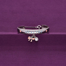  Pink of Health Cuff Silver Children Bracelet
