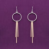 Fabulous Fringes Dangler Silver Earrings