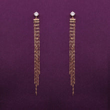  Sterling Chains Dangler Silver Earrings