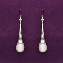  Authentic Sterling Pearly Drops Silver Earrings