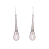 Authentic Sterling Pearly Drops Silver Earrings