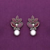 Stylish Sterling Pearly Drops Silver Earrings