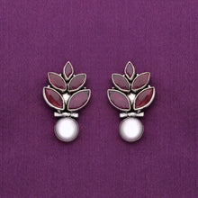  Stylish Sterling Pearly Drops Silver Earrings