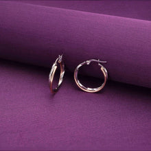  Trendy Multiple Silver & Rose Gold Hoops Earrings