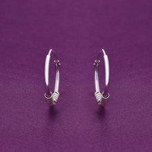  Classic Twisted Wires Silver Hoops Earrings