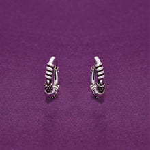  Sterling Classic Twists Silver Hoops Earrings