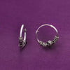 Authentic Sterling Twists Silver Hoops Earrings