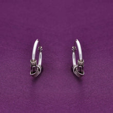  Authentic Sterling Twists Silver Hoops Earrings