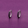 Trendy Sterling Silver Hoops Earrings