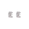 Entwined Intricacy Silver Hoop Earrings