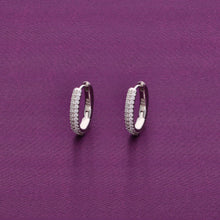  Sterling shimmers Silver Hoop Earrings