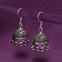  Aesthetic Dome Silver Jhumki Earrings