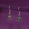 Close-knit Dome Silver Jhumki Earrings