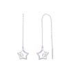 Star-kissed Argent Pearl Silver Earrings