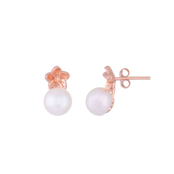 Graceful Argent Pearl Silver Earrings