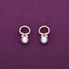 Classy Elegance Pearl Silver Earrings