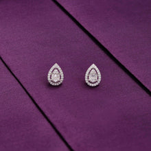  Charming Crystal Drops Casual Silver Studs Earrings