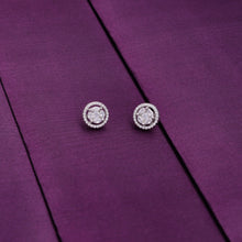  Rounds of Radiance Casual Silver Studs Earrings