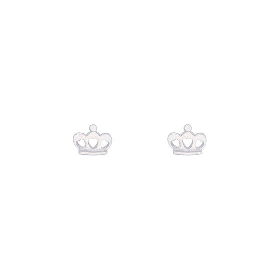 Little Princess Silver Children Earrings