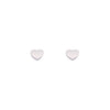 Cute Heart Quotient Silver Earrings