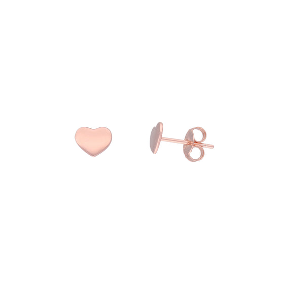Cute Heart Quotient Silver Earrings