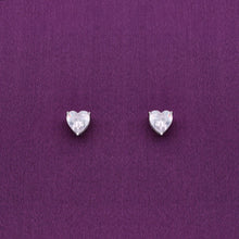  Minimalistic Crystal Cut Diamond Silver Earrings