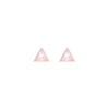 Tantalizing Triangles Small Casual Silver Studs Earrings