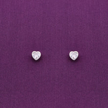  Simple Crystal Cut Silver Earrings